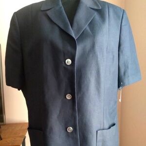 Linen Smock Top By Emma James | Size XL